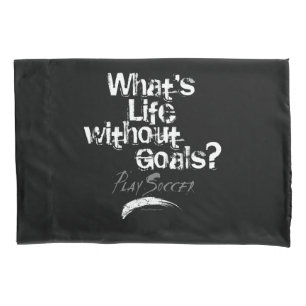 Funda De Cojín Vida sin las metas (fútbol)