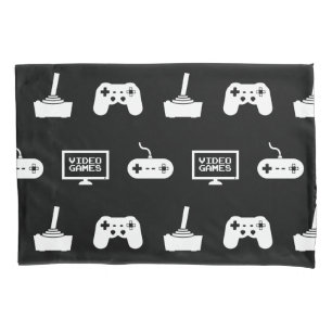 Funda De Cojín Videojugador temático del videojuego del diseño