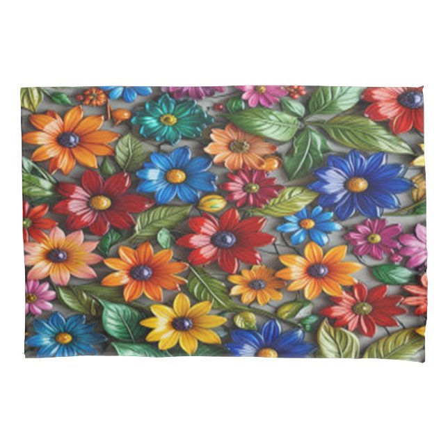 Funda De Cojín Vidrio de jardín #6 - Pillowcase (Anverso-izquierdo)