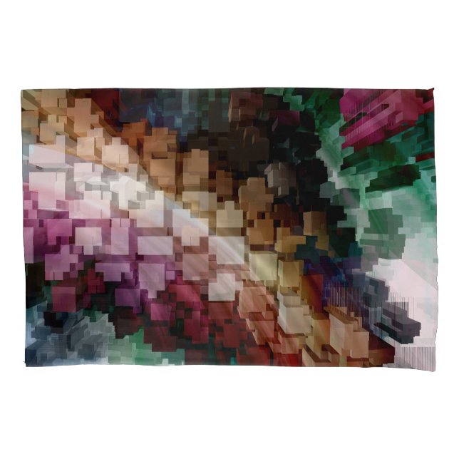 Funda De Cojín Viento oscuro centrado en el cubo (Anverso)