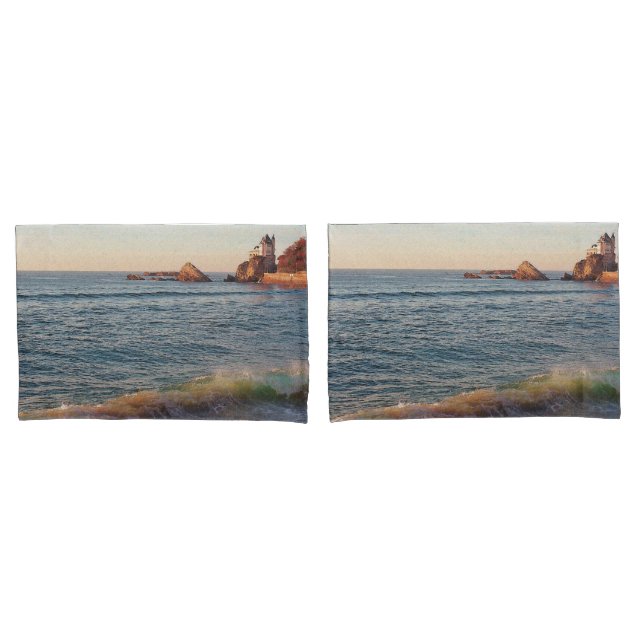 Funda De Cojín Villa en las rocas (Anverso - Set)