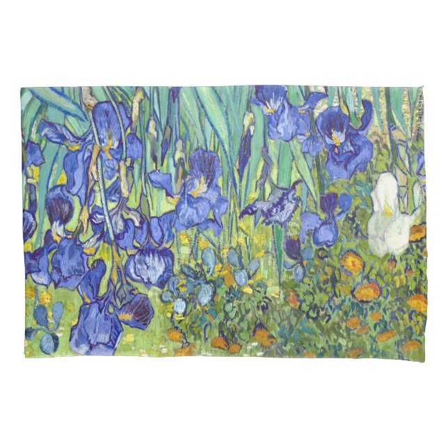 Funda De Cojín Vincent van Gogh 1898 iris (Anverso)