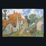Funda De Cojín Vincent van Gogh - Calle de Auvers-sur-Oise<br><div class="desc">Calle de Auvers-sur-Oise - Vincent van Gogh,  Oil on Canvas,  1890 en Auvers-sur-Oise</div>