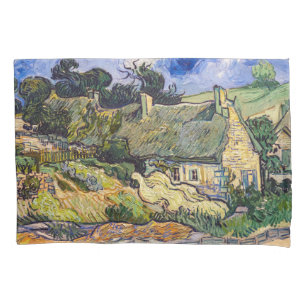 Funda De Cojín Vincent Van Gogh - Casas de paja en Cordeville