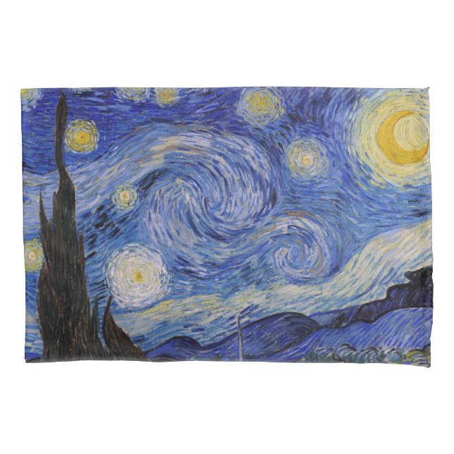 Funda De Cojín Vincent Van Gogh - La noche estrellada (Anverso)
