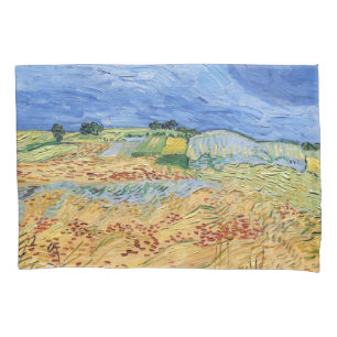 Funda De Cojín Vincent van Gogh - Los campos / Llanura en Auvers