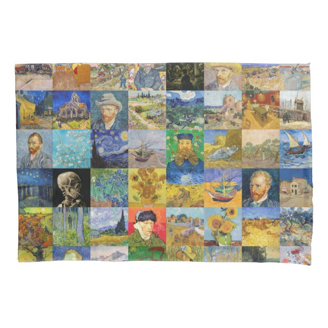 Funda De Cojín Vincent van Gogh - Piquetas maestras del mosaico (Anverso)