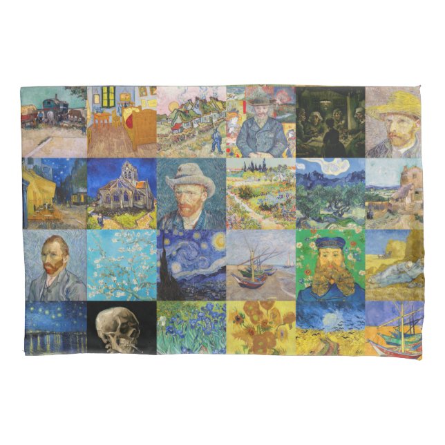 Funda De Cojín Vincent van Gogh - Piquetas maestras del mosaico (Anverso)