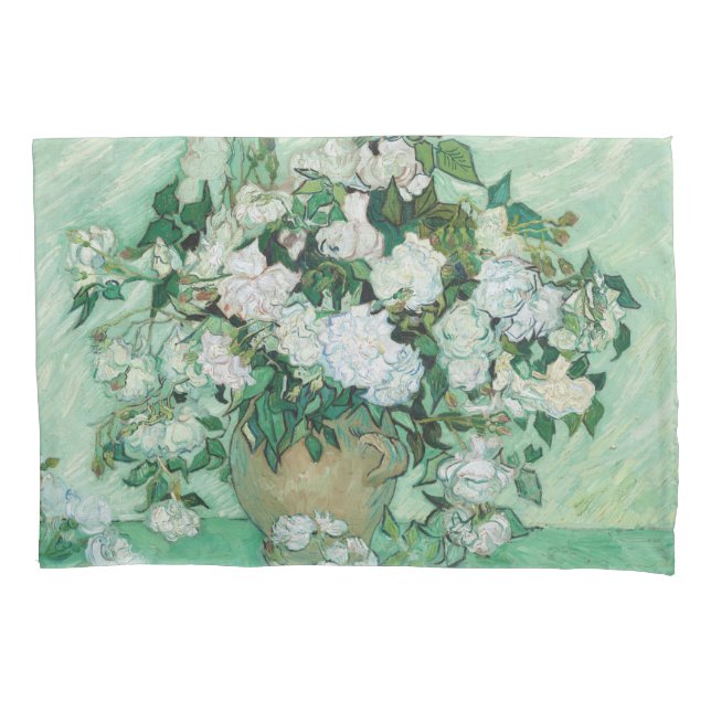 Funda De Cojín Vincent van Gogh - Rosas (Anverso)