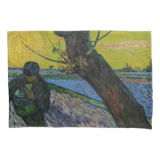 Funda De Cojín Vincent van Gogh - The Sower (Anverso)