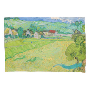Funda De Cojín Vincent van Gogh - Vista de los vagones cerca de A