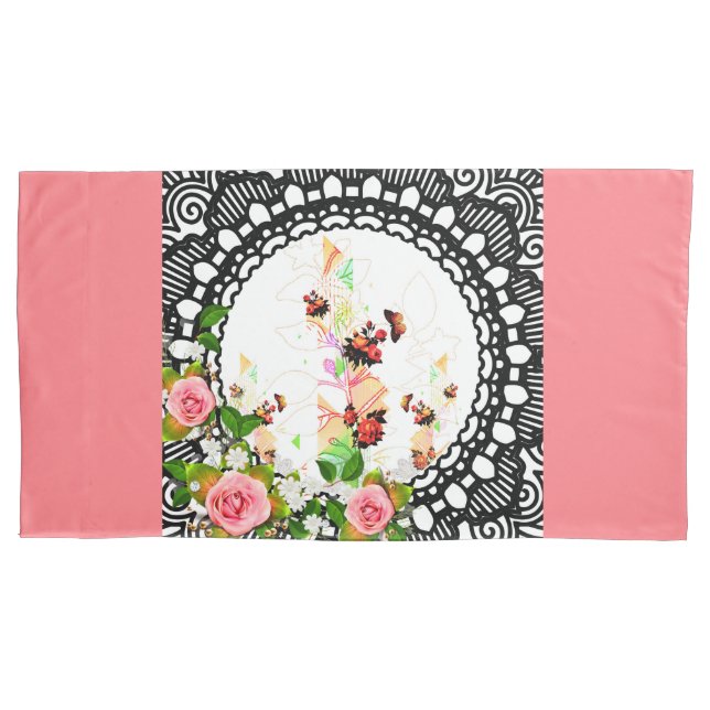 Funda De Cojín Vintage collage (Anverso)