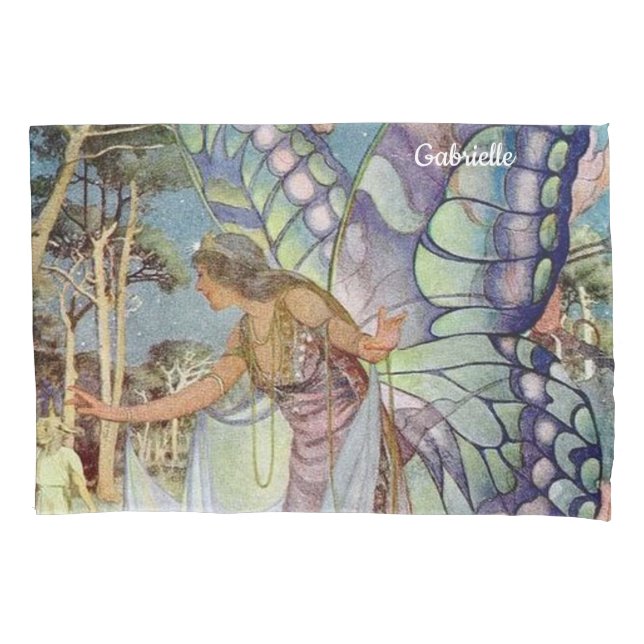 Funda De Cojín Vintage Fairy (Anverso)