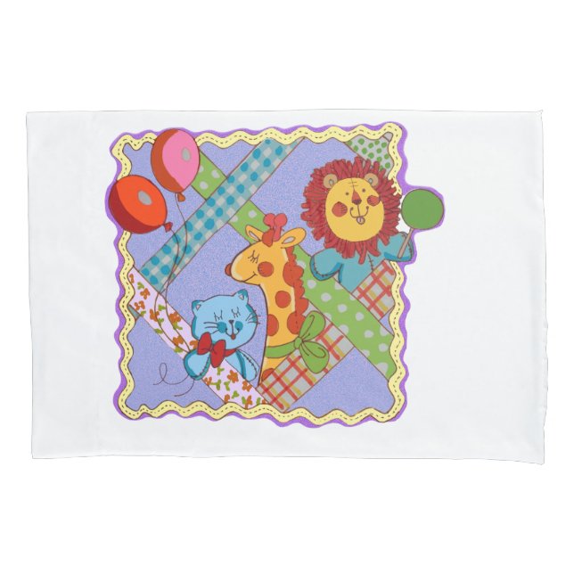 Funda De Cojín Vintage Safari Animals Pillowcase (Anverso)