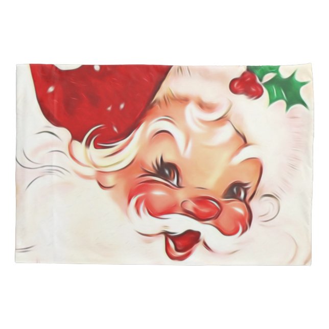 Funda De Cojín Vintage Santa 4 (Reverso)