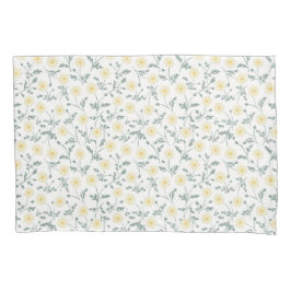 Funda De Cojín Vintage Spring Modern Farmhouse Daisy Pattern
