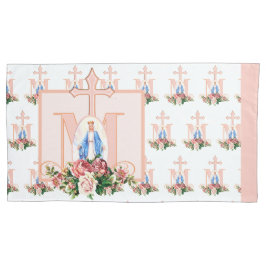 Funda De Cojín Virgen católica María Rosas de cruces de sexo musu