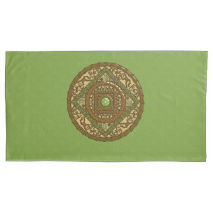 Funda De Cojín Virgo Mandala Pillowcase