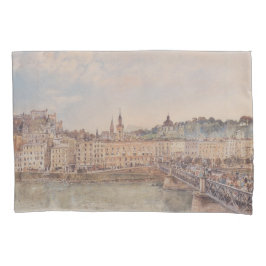 Funda De Cojín Vista de Salzburgo (por Rudolf von Alt)
