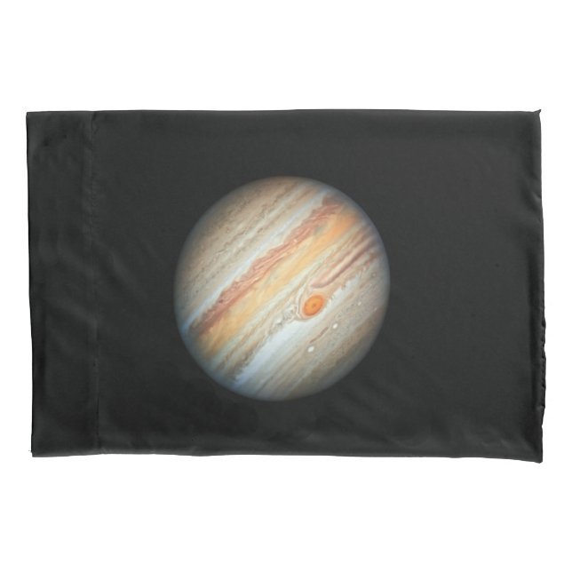 Funda De Cojín Vista del planeta Júpiter (Telescopio Hubble) (Anverso)