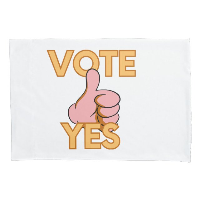 Funda De Cojín Votar sí (Anverso)