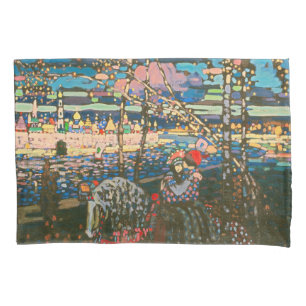 Funda De Cojín Wassily Kandinsky La Pareja Montada Arte Ruso