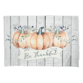 Funda De Cojín Watercolor Rustic Pumpkins