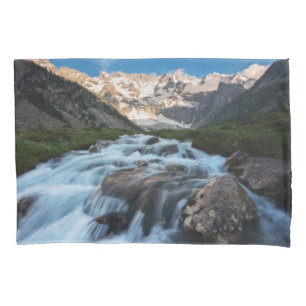 Funda De Cojín Waterfalls Aviolo Lake, Italy
