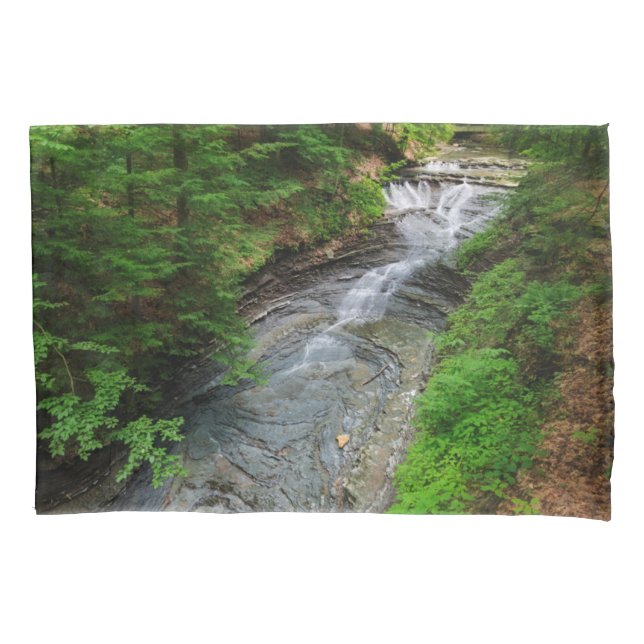 Funda De Cojín Waterfalls | Cuyahoga Valley Ohio (Anverso)