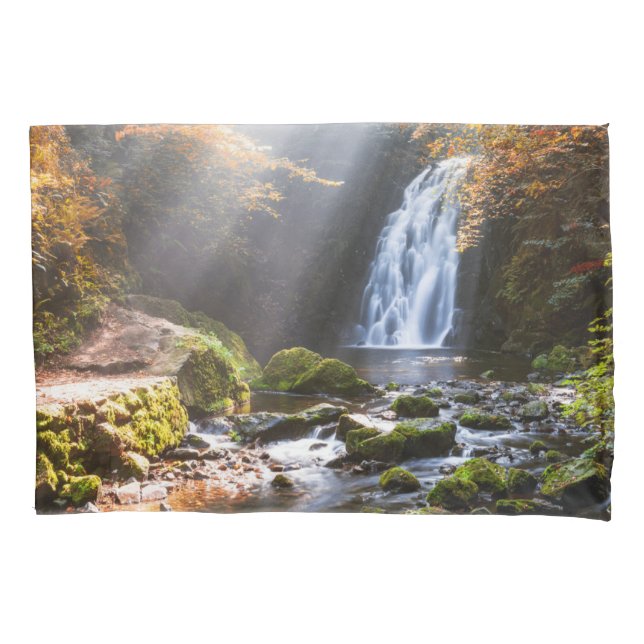 Funda De Cojín Waterfalls | Gleno, Northern Ireland (Anverso)