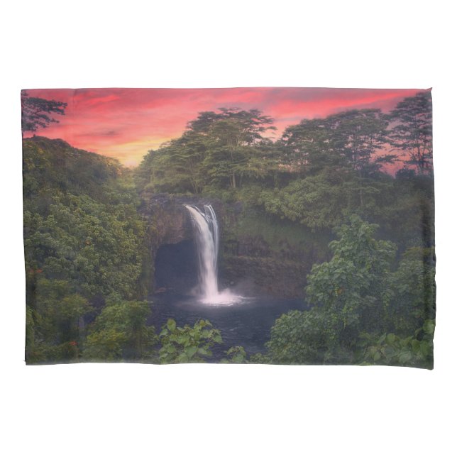 Funda De Cojín Waterfalls | Rainbow Falls, Hilo, Hawaii (Anverso)
