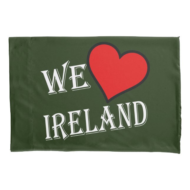 Funda De Cojín We Heart Ireland con pct (Anverso)
