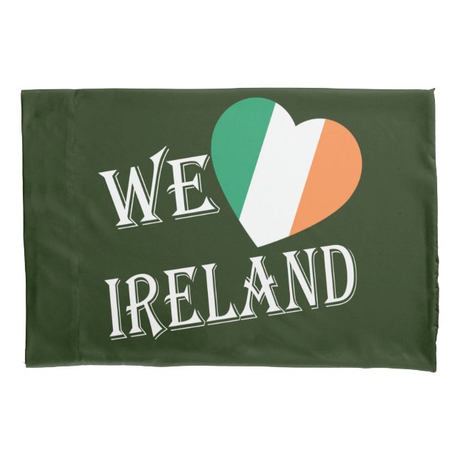 Funda De Cojín We Heartflag Ireland wpccnt (Anverso)