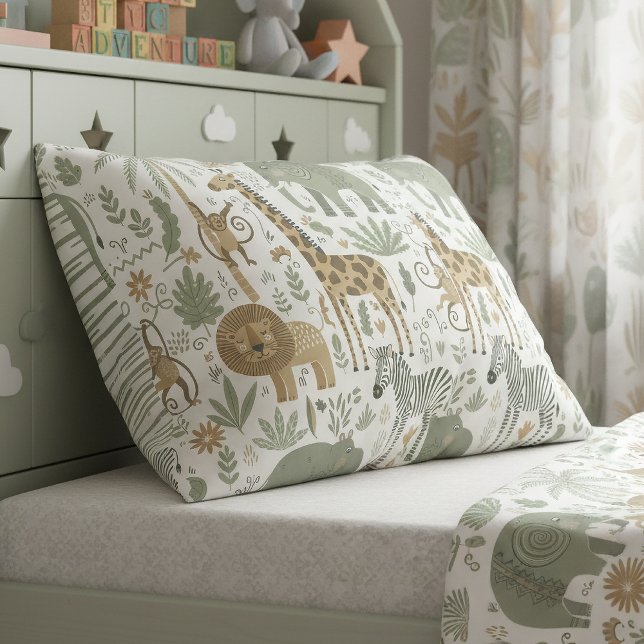 Funda De Cojín Whimsical African Animals Pattern ID1263 (Subido por el creador)