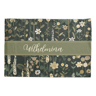 Funda De Cojín Wilhelmina Dark Daisy Floral