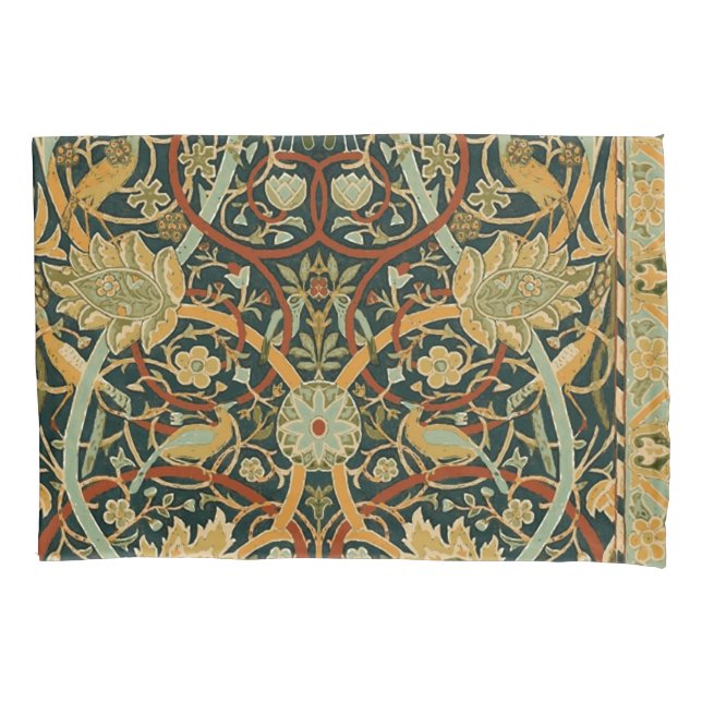 Funda De Cojín William Morris Arte Persa Oriental de Alfombras (Anverso)