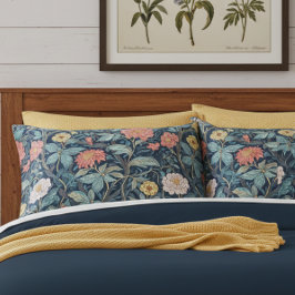 Funda De Cojín William Morris Blue Teal Arts & Crafts Floral