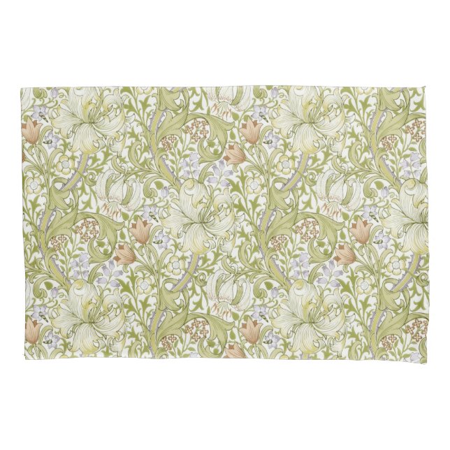 Funda De Cojín William Morris Golden Lily Garden Flower Classic (Anverso)