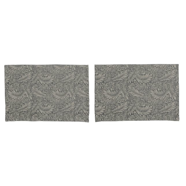 Funda De Cojín William Morris Gray & Sage Green (Anverso - Set)