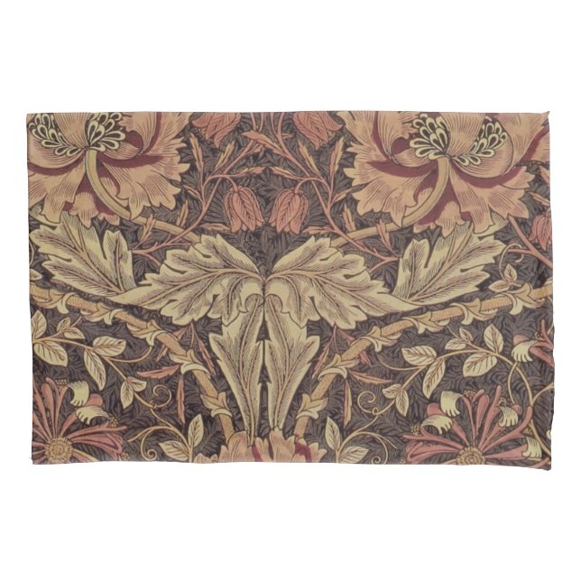 Funda De Cojín William Morris Honeysuckle Arte Inglés Clásico (Anverso)