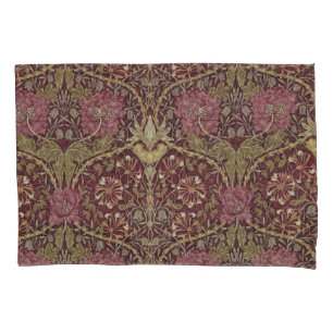 Funda De Cojín William Morris, Honeysuckle, floral. patrón, arte