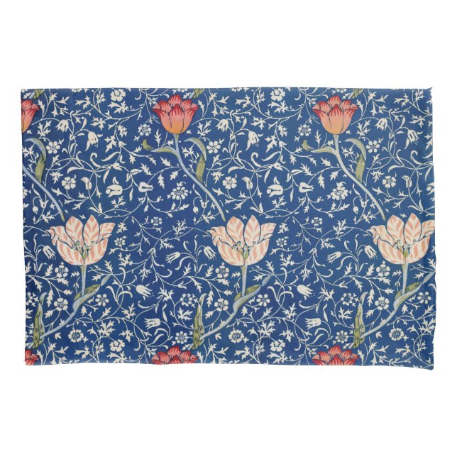 Funda De Cojín William Morris Medway Blue Floral (Anverso)