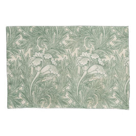 Funda De Cojín William Morris Tulip Pattern Sage Green