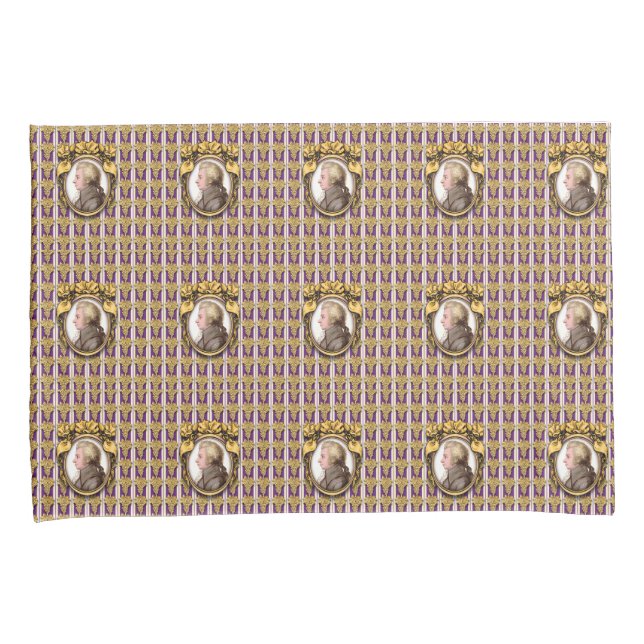 Funda De Cojín Wolfgang Amadeus Mozart (Anverso-Derecho)