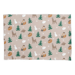 Funda De Cojín Woodland Animals Deer Fox Bunny Pattern Treys