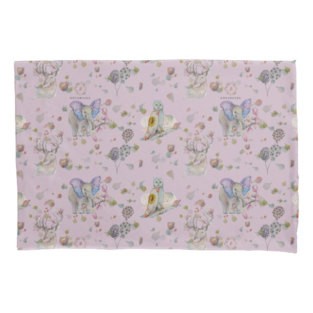 Funda De Cojín Woodland Theme Baby (Anverso)