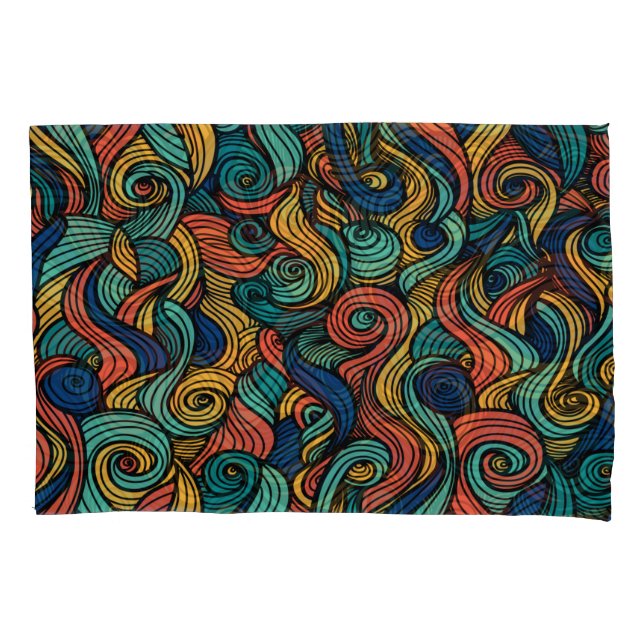 Funda De Cojín Wool Topped paisley (Anverso)