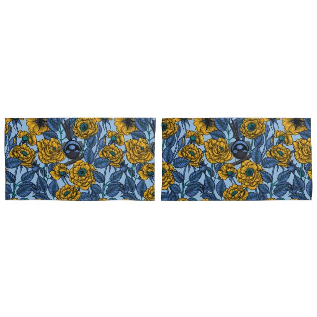 Funda De Cojín Wren in the rosas (Anverso - Set)