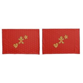 Funda De Cojín Xma'S Gingerbread Pals-Candy Cane