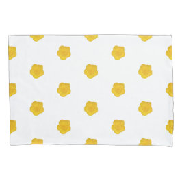 Funda De Cojín Yellow Wildflower customizable pillow case 